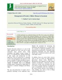 Management of powdery mildew disease in sesamum