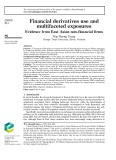 Financial derivatives use and multifaceted exposures - Evidence from East Asian non-financial firms
