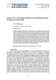 Gender Power and Family Decision in an Extended Solowian Economic Growth Model