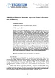 2008 Global Financial Recession Impact on Yemen’s Economy and Oil Industry