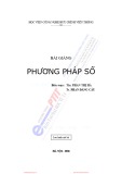 Bài giảng Phương pháp số - Chương 1: Số xấp xỉ và sai số