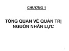 Bài giảng Quản trị nguồn nhân lực: Chương 1 - Cao đẳng Đại Việt Sài Gòn