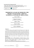 Theoretical base of modeling the project team with a service technical systems by simulation