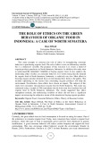 The role of ethics on the green behaviour of organic food in Indonesia: a case of North Sumatera