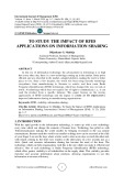 To study the impact of RFID applications on information sharing