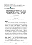 Rural women entrepreneurship: key to industrial growth, social and economic development of a country - a study with reference to Tamilnadu State, India