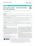 Guy’s cancer cohort – real world evidence for cancer pathways
