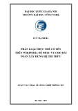 Luận văn Thạc sĩ Công nghệ thông tin: Phân loại thực thể có tên trên wikipedia để phục vụ cho bài toán xây dựng hệ tri thức