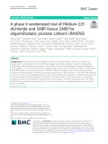 A phase II randomized trial of RAdium-223 dichloride and SABR Versus SABR for oligomEtastatic prostate caNcerS (RAVENS)