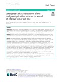 Cytogenetic characterization of the malignant primitive neuroectodermal SK-PN-DW tumor cell line