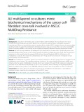 ALI multilayered co-cultures mimic biochemical mechanisms of the cancer cellfibroblast cross-talk involved in NSCLC MultiDrug Resistance
