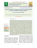 Community based borewell irrigation systems for improving productivity and water use efficiency in dryland agriculture