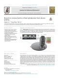 Research on removal function of fluid hydrodynamic fixed abrasive grinding