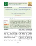Comparative study on knowledge of rural women about health care