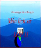 Bài giảng môn Lịch sử lớp 11 - Bài 8: Ôn tập lịch sử thế giới cận đại