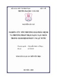 Tóm tắt luận án Tiến sĩ Y học: Nghiên cứu tổn thương giải phẫu bệnh và phương pháp nhận dạng nạn nhân trong giám định pháp y ngạt nước