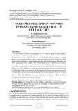 Customer perception towards payment bank: a case study of Cuttack city