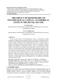 The impact of demography on psychological capital: an empirical study in the retail sector