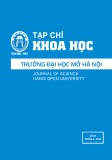 Tạp chí Khoa học - Viện Đại học Mở Hà Nội: Số 66/2020