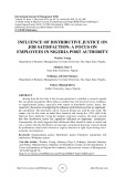 Influence of distributive justice on job satisfaction: a focus on employees in Nigeria Port Authority