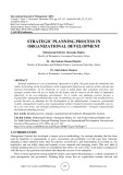 Strategic planning process in organizational development