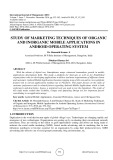 Study of marketing techniques of organic and inorganic mobile applications in android operating system