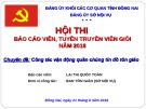 Bài thuyết trình Chuyên đề: Công tác vận động quần chúng tín đồ tôn giáo