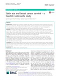 Statin use and breast cancer survival – a Swedish nationwide study