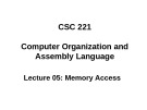 Lecture Computer organization and assembly language: Chapter 5 - Dr. Safdar Hussain Bouk