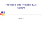 Lecture Wireless and mobile computing – Chapter 14: Protocols and protocol suit review