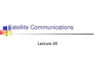 Lecture Wireless and mobile computing – Chapter 26: Satellite communications