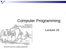 Lecture Computing for management - Chapter 23