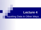 Lecture Computing for management - Chapter 4