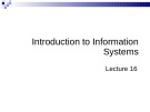 Lecture Computing for management - Chapter 16