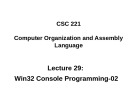 Lecture Computer organization and assembly language: Chapter 29 - Dr. Safdar Hussain Bouk