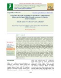 Evaluation of genetic variability for quantitative and qualitative characters in finger millet (Eleusine coracana (L.) Gaertn.) Local Germplasm