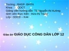 Bài giảng Giáo dục công dân 12 – Bài 2: Thực hiện pháp luật