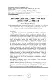 Sustainable organization and operational impact