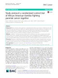 Study protocol: A randomized control trial of African American families fighting parental cancer together
