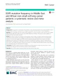 EGFR mutation frequency in Middle East and African non-small cell lung cancer patients: A systematic review and metaanalysis