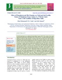 Effect of phosphorus and bio-organics on yield and soil fertility status of mungbean [Vigna radiata (L.) Wilczek Under Semi- Arid condition of Rajasthan, India