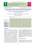 Root traits and its correlation with grain yield of rabi sorghum genotypes in phule root box structure under receding soil moisture condition