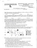 Đề thi thử THPT QG môn Sinh học lần 1 năm 2020 - THPT Lê Qúy Đôn