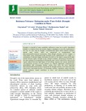 Resistance/Tolerance mechanism under water deficit (Drought) condition in plants