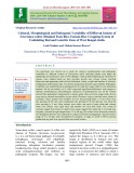 Cultural, morphological and pathogenic variability of different isolates of sclerotium rolfsii obtained from rice-tomato-rice cropping system of undulating red and lateritic zone of West Bengal, India