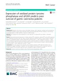 Expression of oxidized protein tyrosine phosphatase and γH2AX predicts poor survival of gastric carcinoma patients