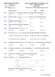 Đề thi giao lưu kiến thức các trường THPT môn Toán năm 2020 lần 2 - THPT Quảng Xương 1