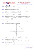 Đề thi thử tốt nghiệp THPT môn Toán năm 2020 lần 4 - THPT Chuyên Thái Bình