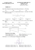 Đề thi thử THPT QG môn Toán năm 2020 lần 2 - THPT Hoàng Văn Thụ, Nam Định