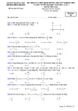 Đề thi KSCL theo định hướng THPT môn Toán năm 2020 lần 1 - Trường ĐH Vinh